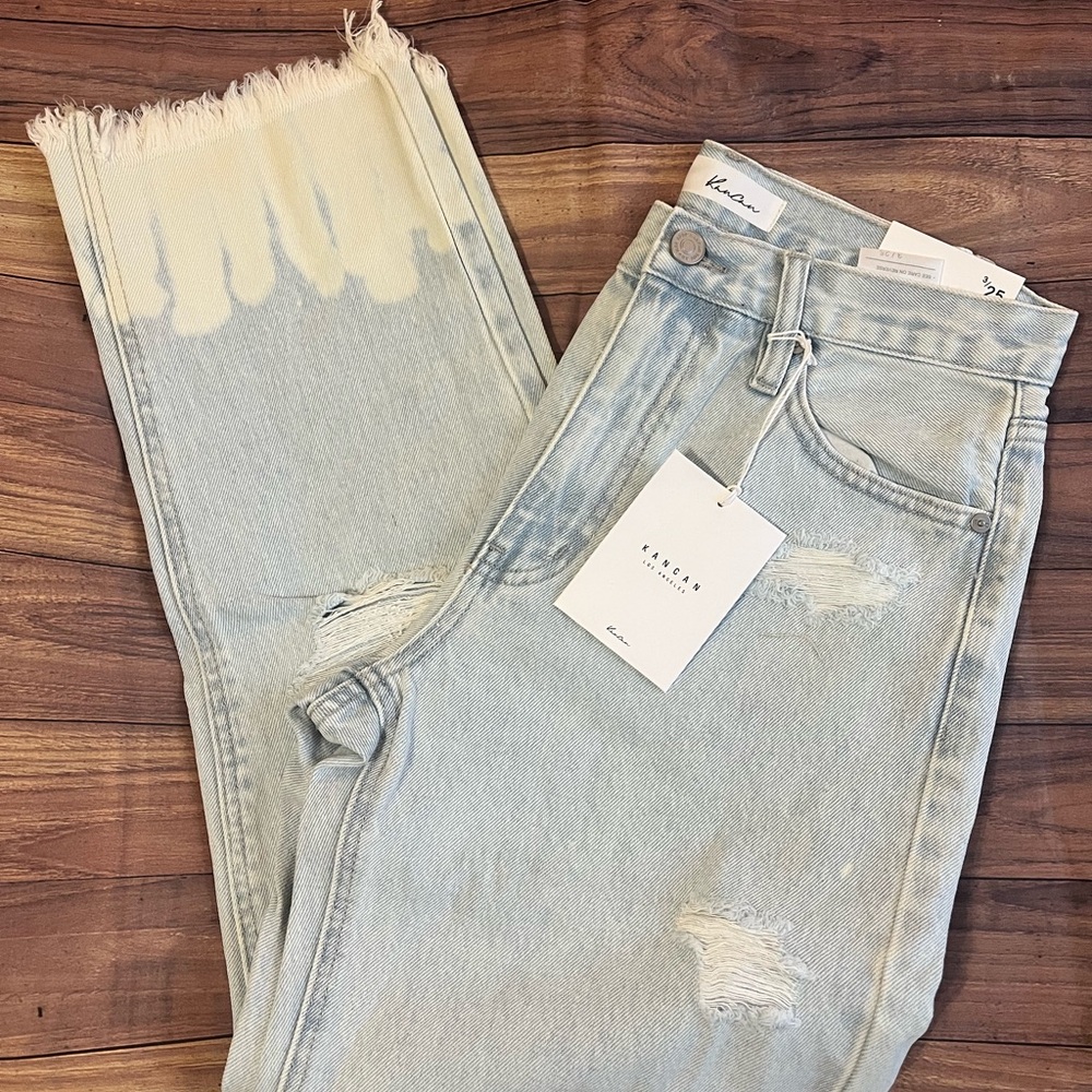 Kancan Harmony High Rise Straight Leg Jeans NEW WITH TAGS